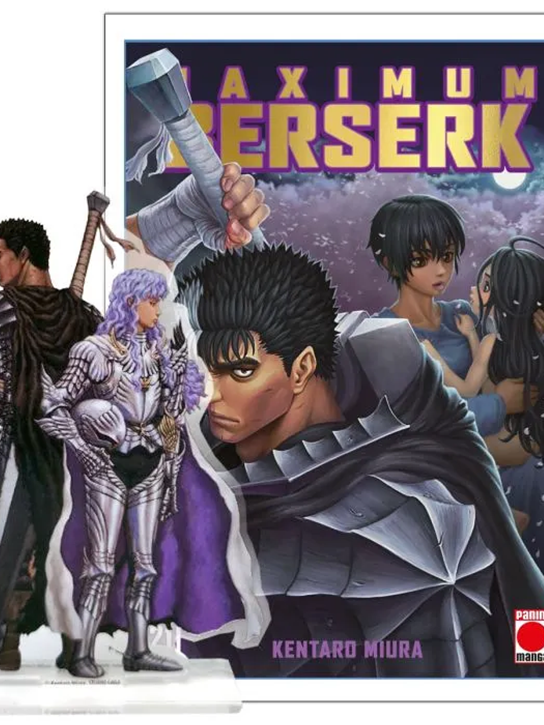 Maximum Berserk 21 (Portada dorada + figura acrílica) 1