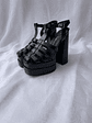 Sandalia Valentina Negra Plataforma - Miniatura 3