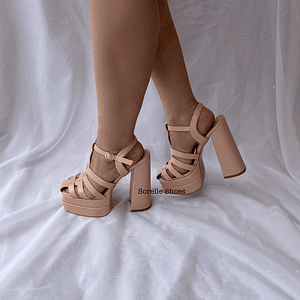 Sandalia Valentina NUDE plataforma