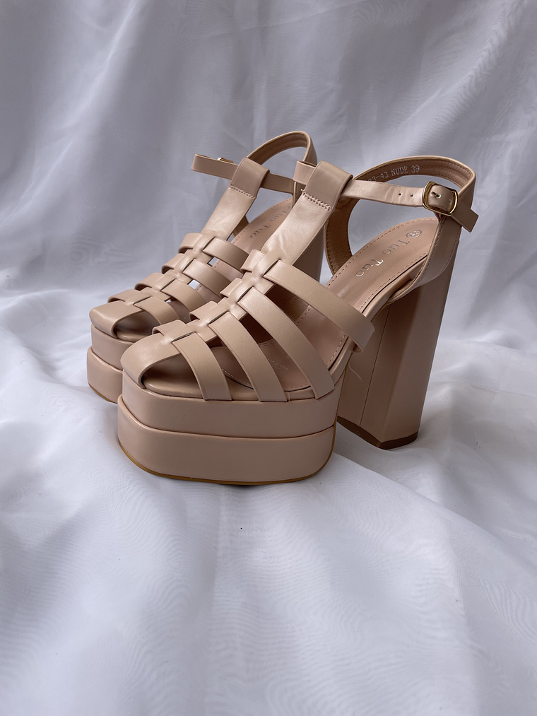 Sandalia Valentina NUDE plataforma 3