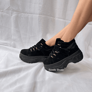 Zapatilla Plataforma Negra
