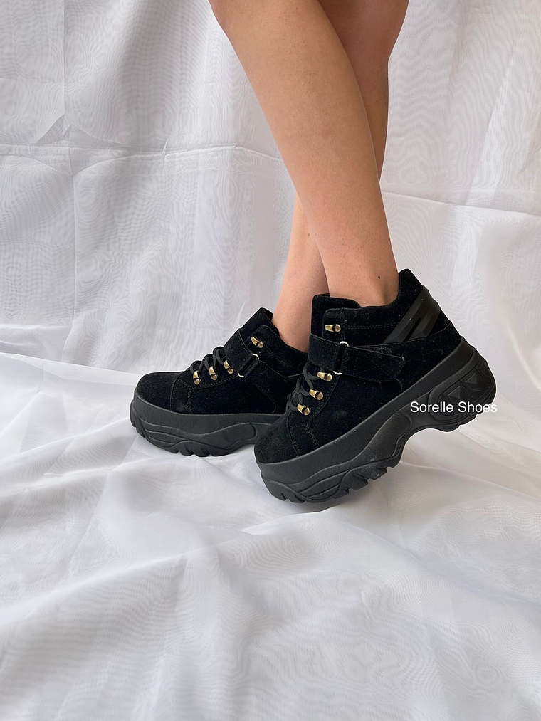 Zapatilla Plataforma Negra 3