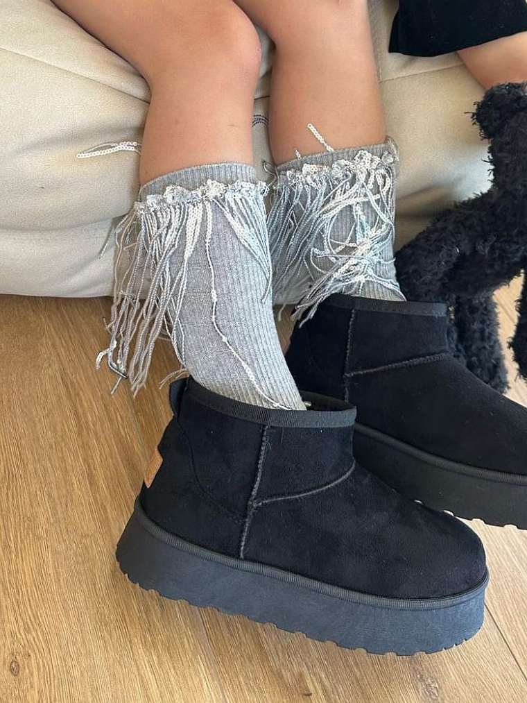 Pantu botas niños  Negras  1