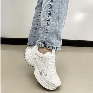 Zapatillas Urbanas Blancas Chunky