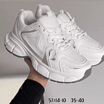 Zapatillas Urbanas Blancas Chunky