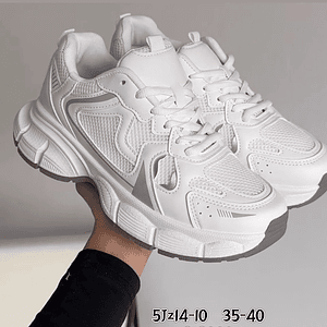 Zapatillas Urbanas Blancas Chunky