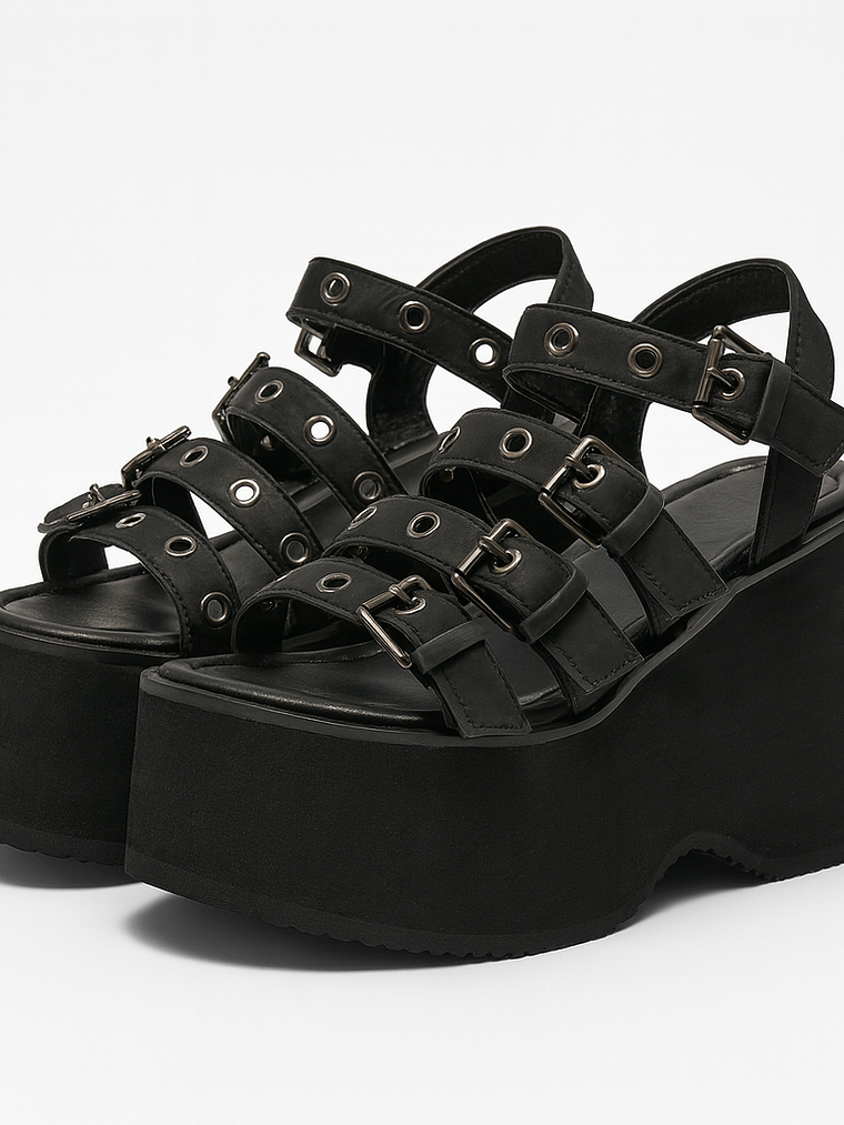 Sandalia Plataforma hebilla  3