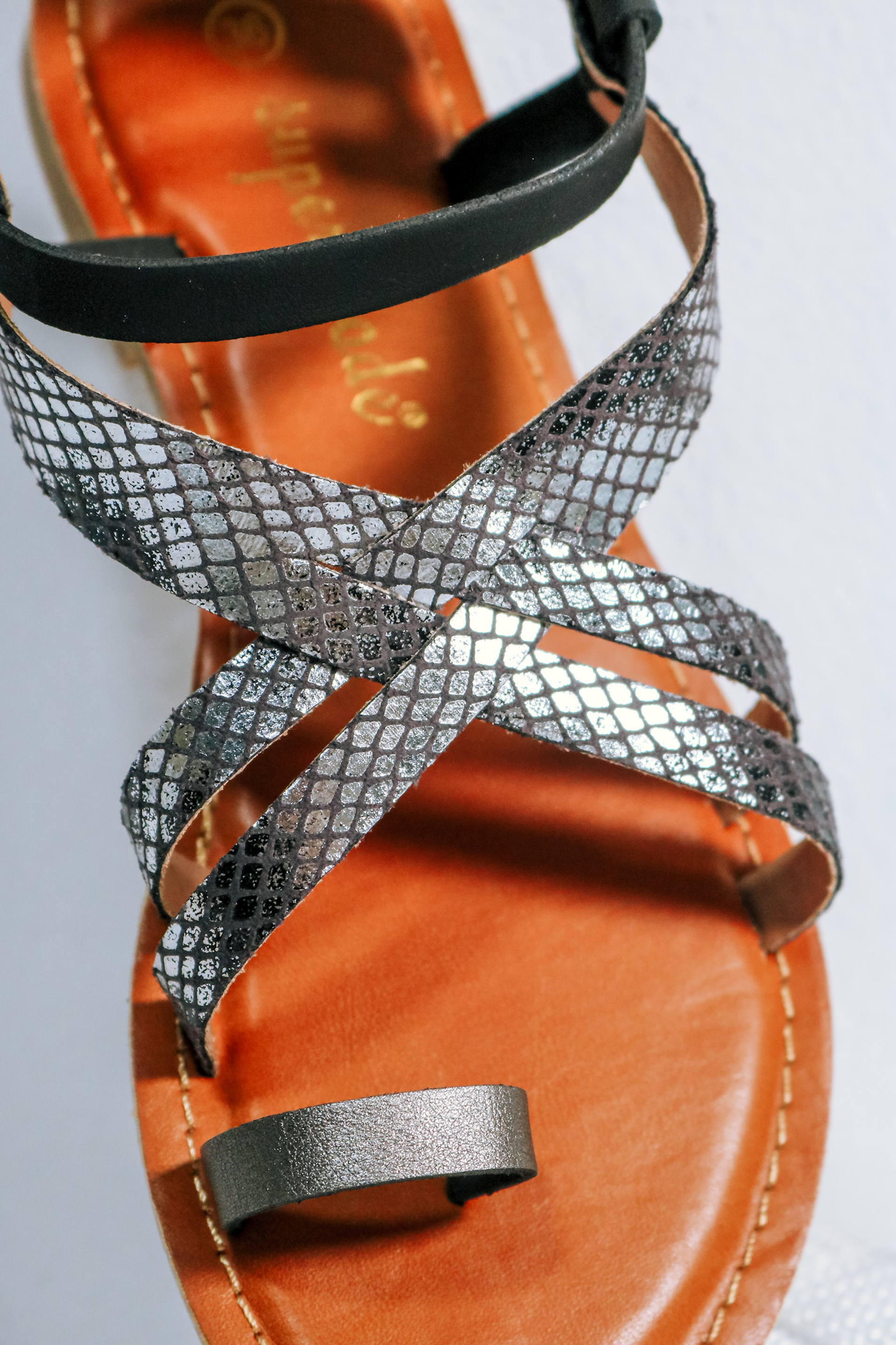 Sandálias tiras pretas 2