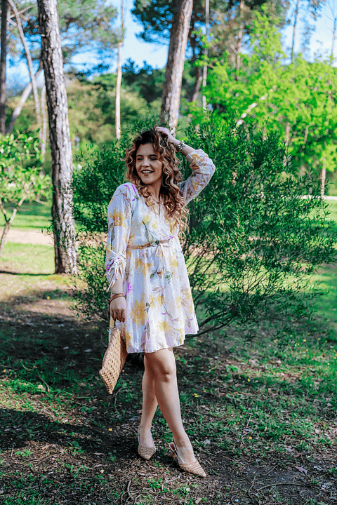 Vestido Floral Romântico 