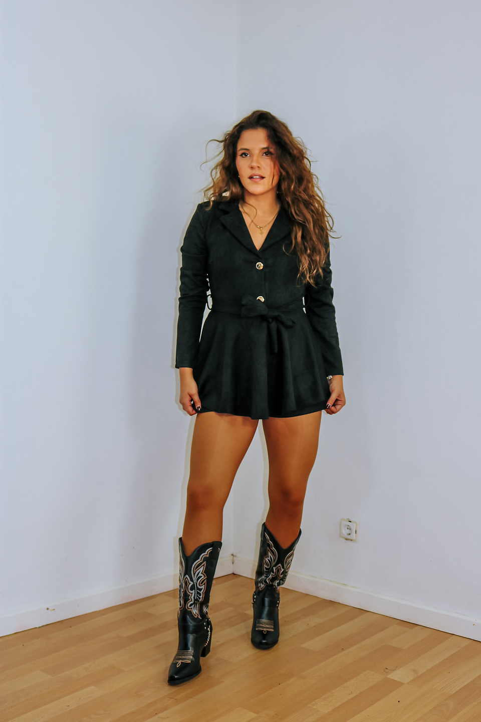 Macacão pele de pêssego  1