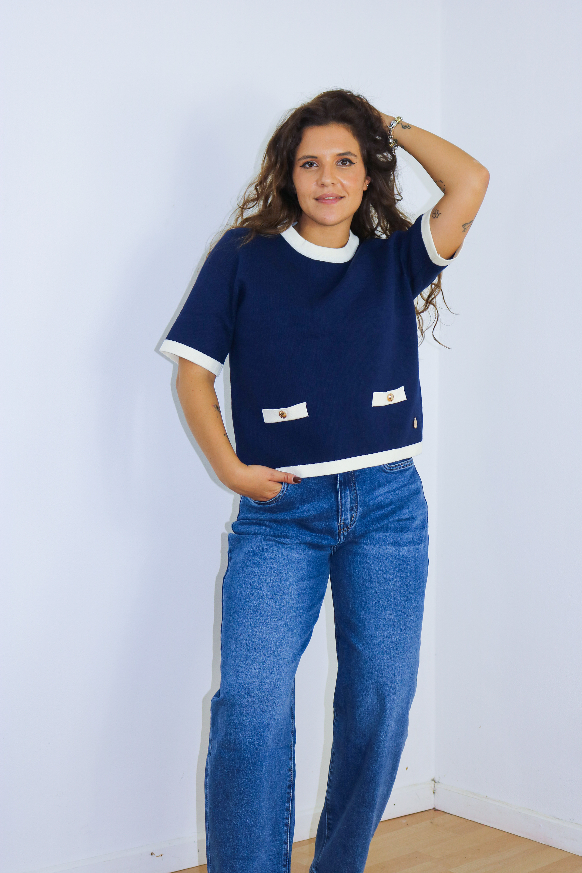 Camisola de malha (manga curta) 3