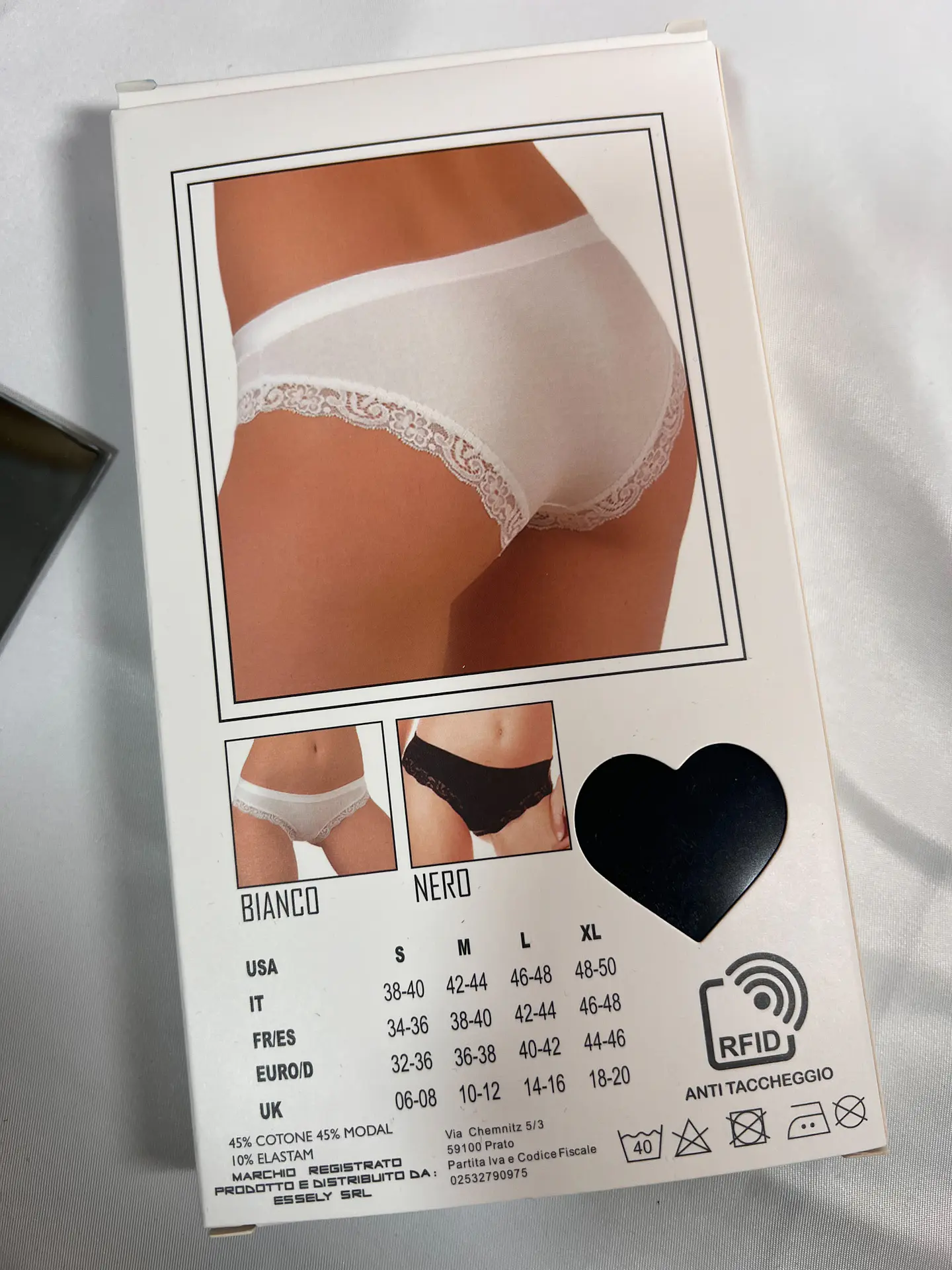 CUECA PRETA ESSENZA (QUALIDADE) 5