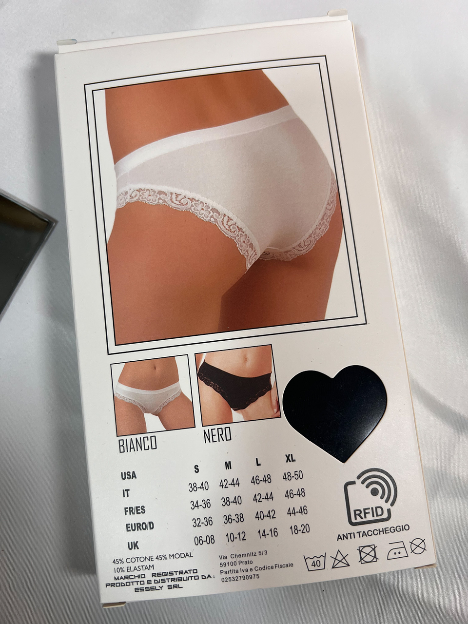 CUECA PRETA ESSENZA (QUALIDADE) 5