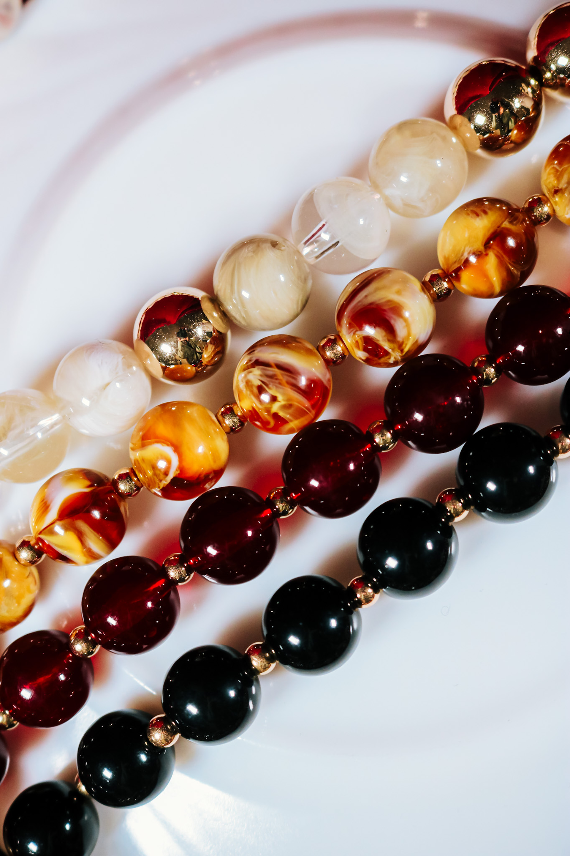 Colares de bolas médias  4