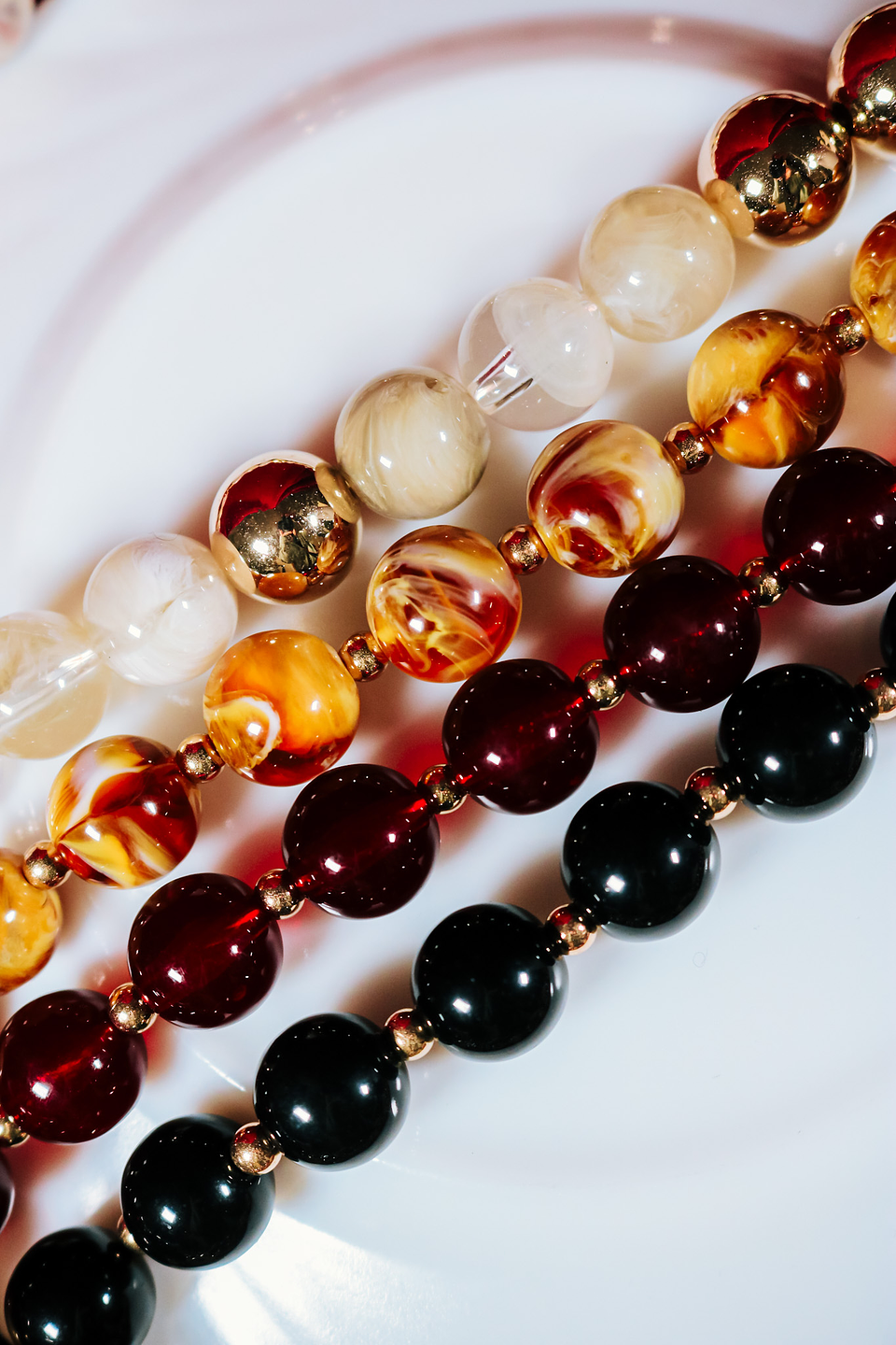 Colares de bolas médias  4