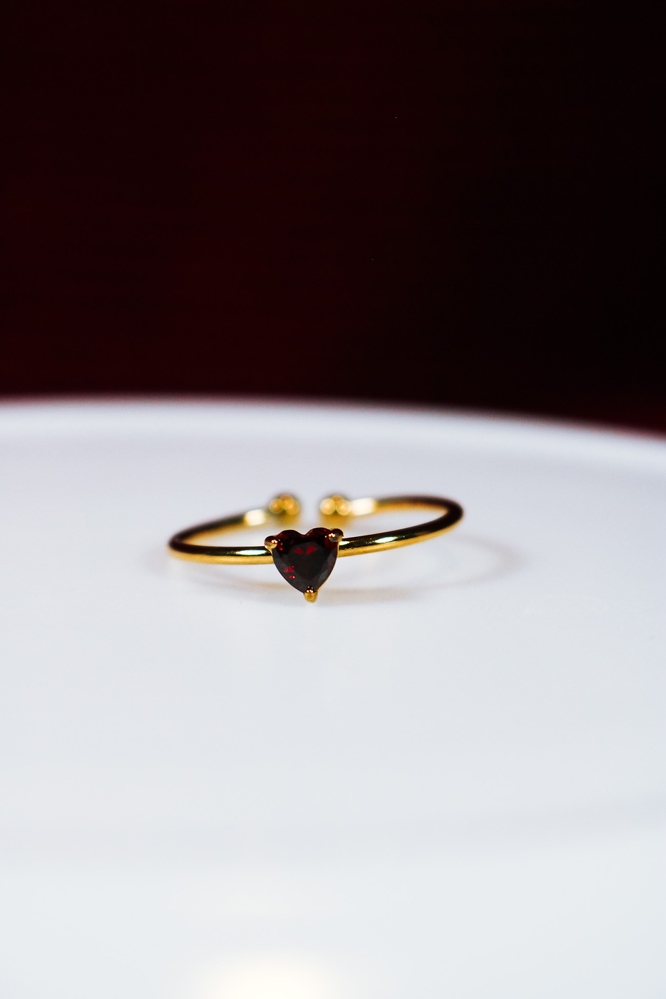 Anel ajustavel Coração  1