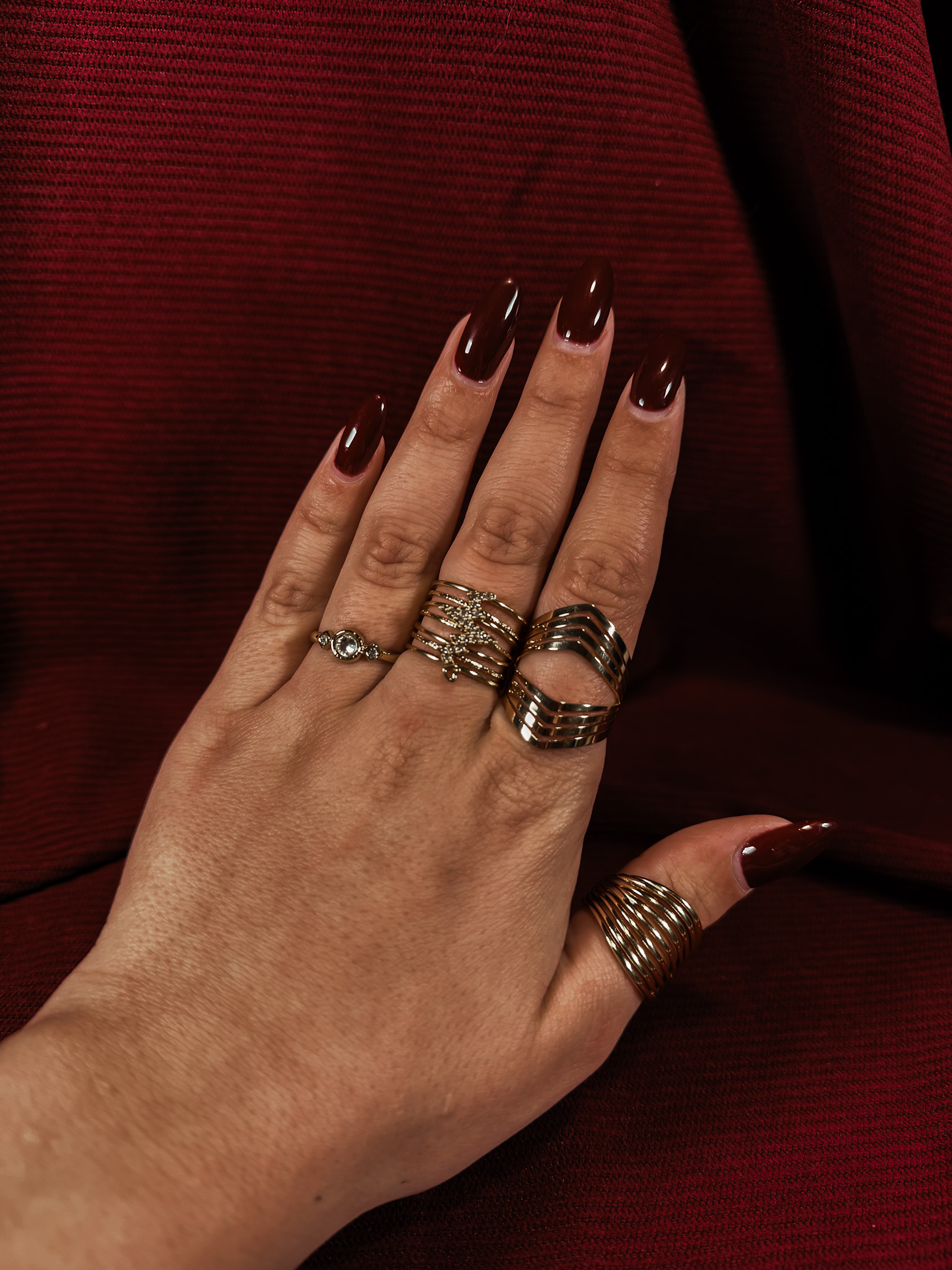 Anel ajustavel com brilho 2