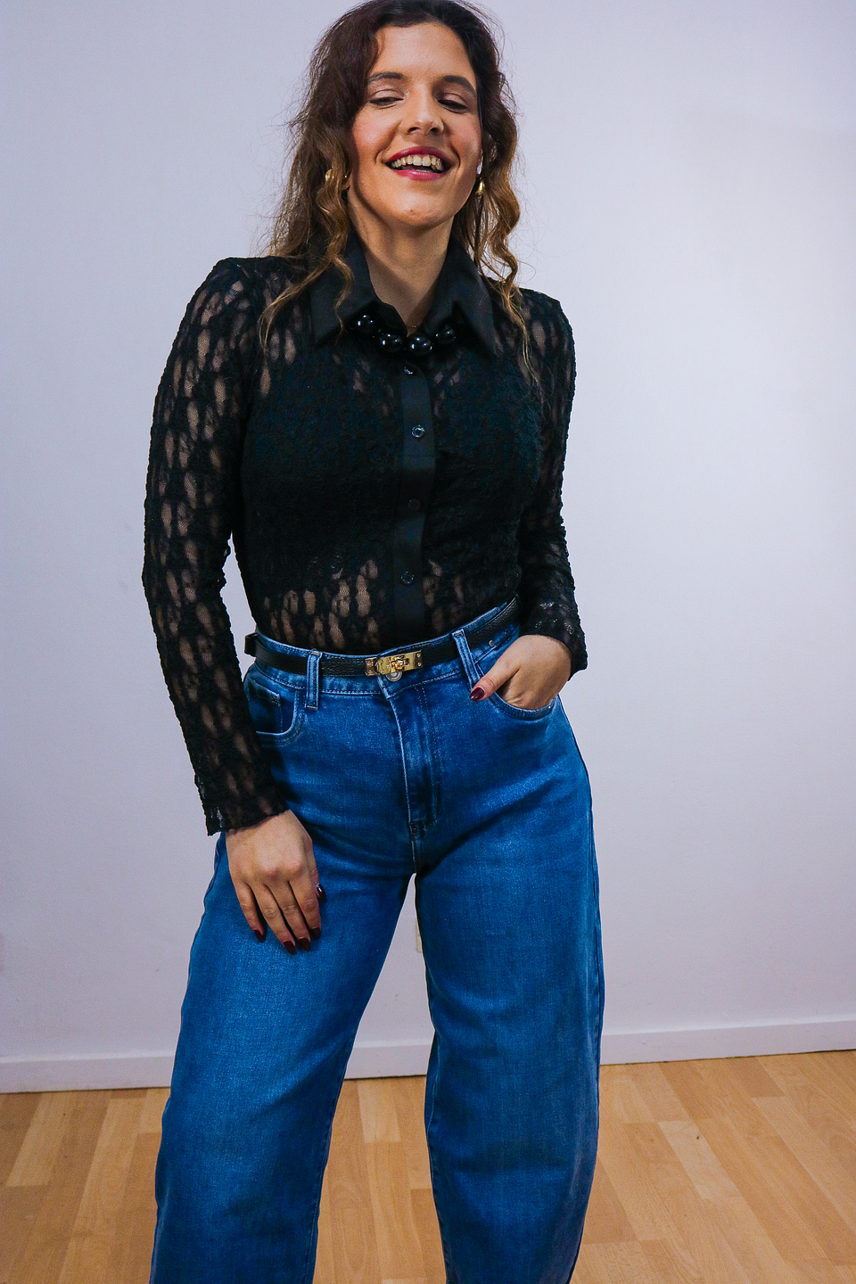 Body transparente (com elastano)  1