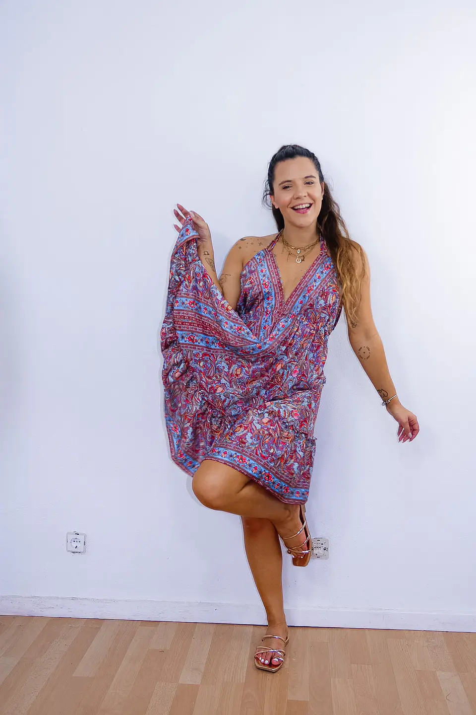 VESTIDO INDIANO CURTO  1