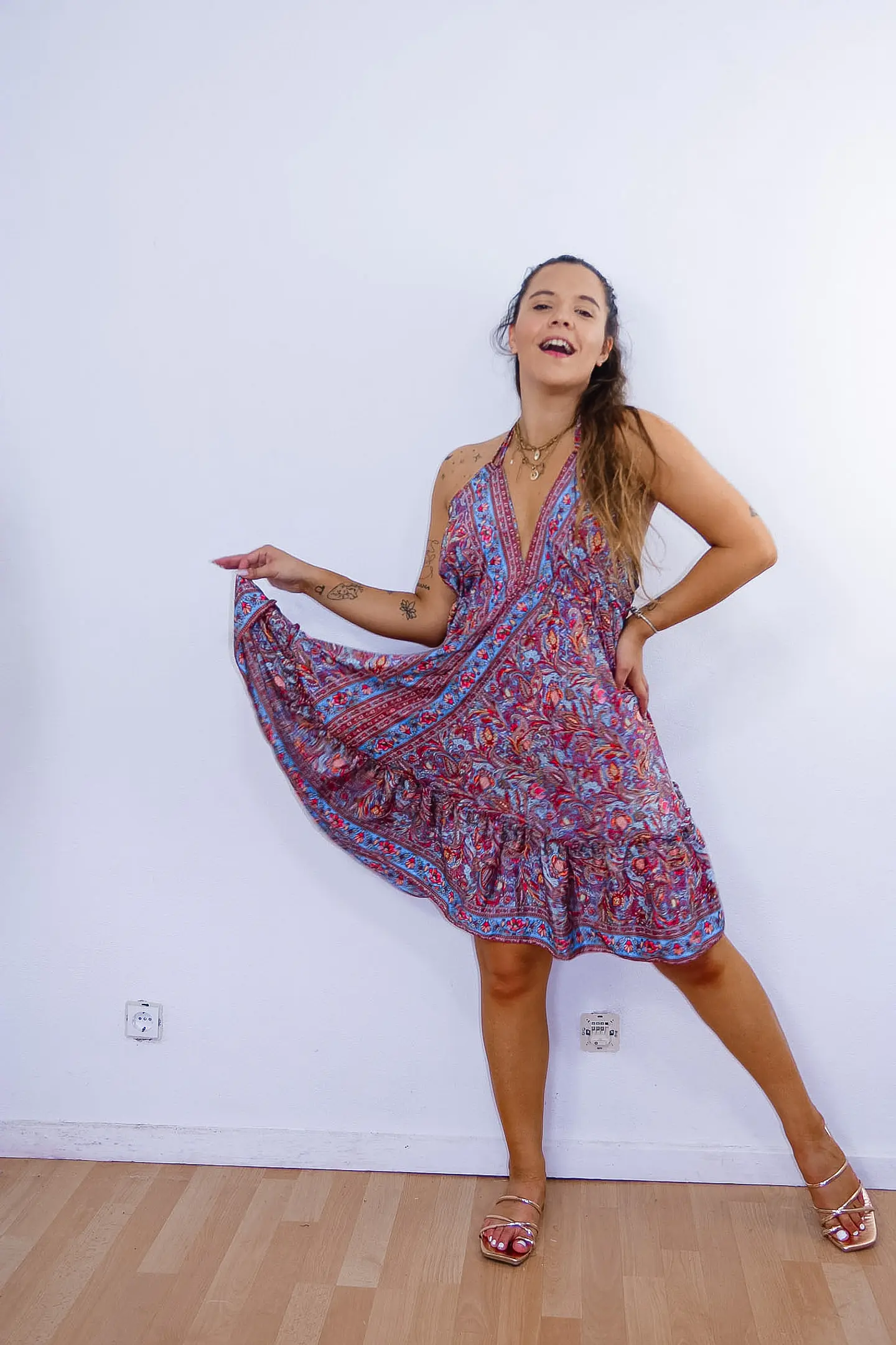 VESTIDO INDIANO CURTO  2