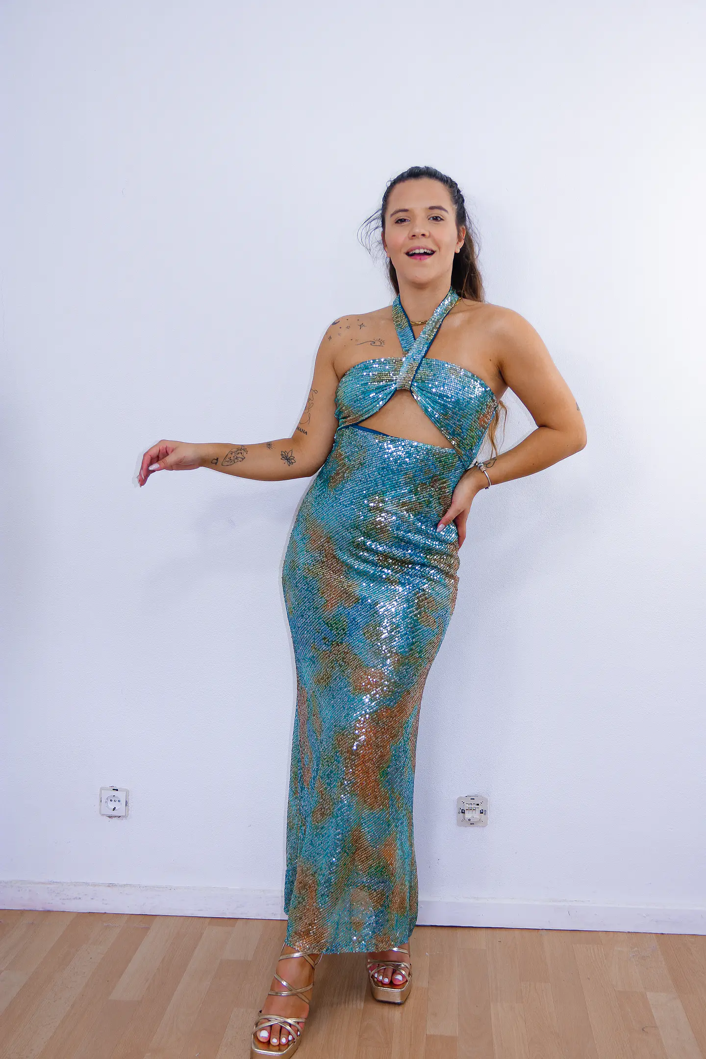 Vestido lantejoulas  4