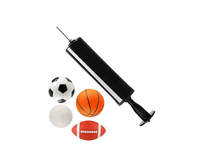 Mini Bombin Inflador Manual Para Pelotas, Bosu, Cojines