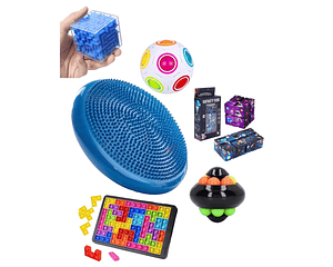 Pack Ingenio Cojin Sensorial Concentración Niños Autismo Tda