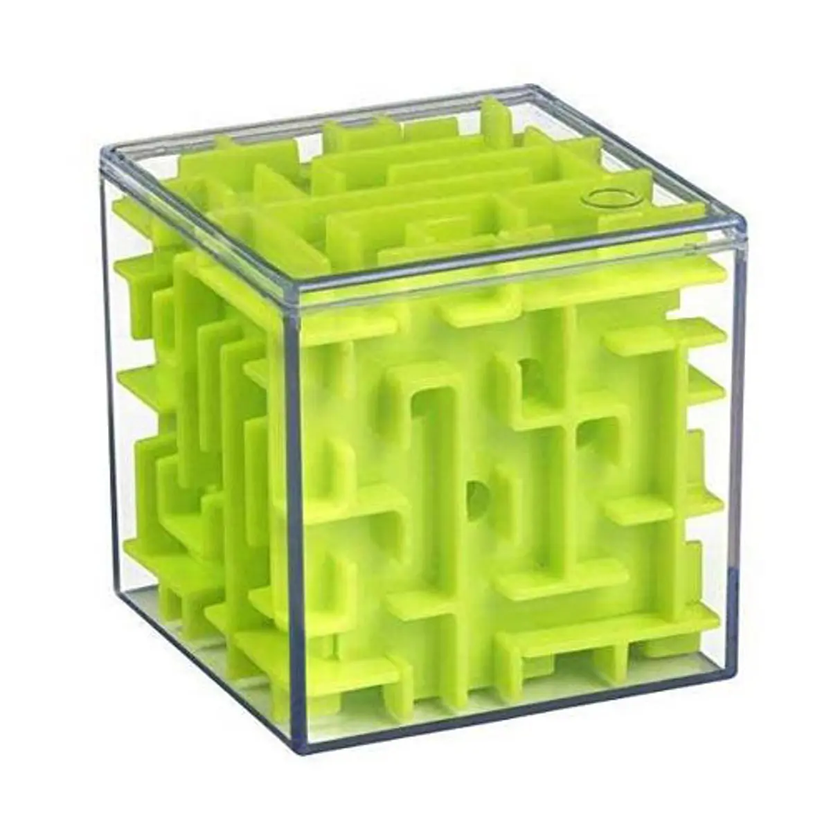 Laberinto 3D De Cubo Mágico Para Niños, Rompecabezas Transparente De Seis Lados, Bola Rodante Juguetes Para Aliviar El Estres