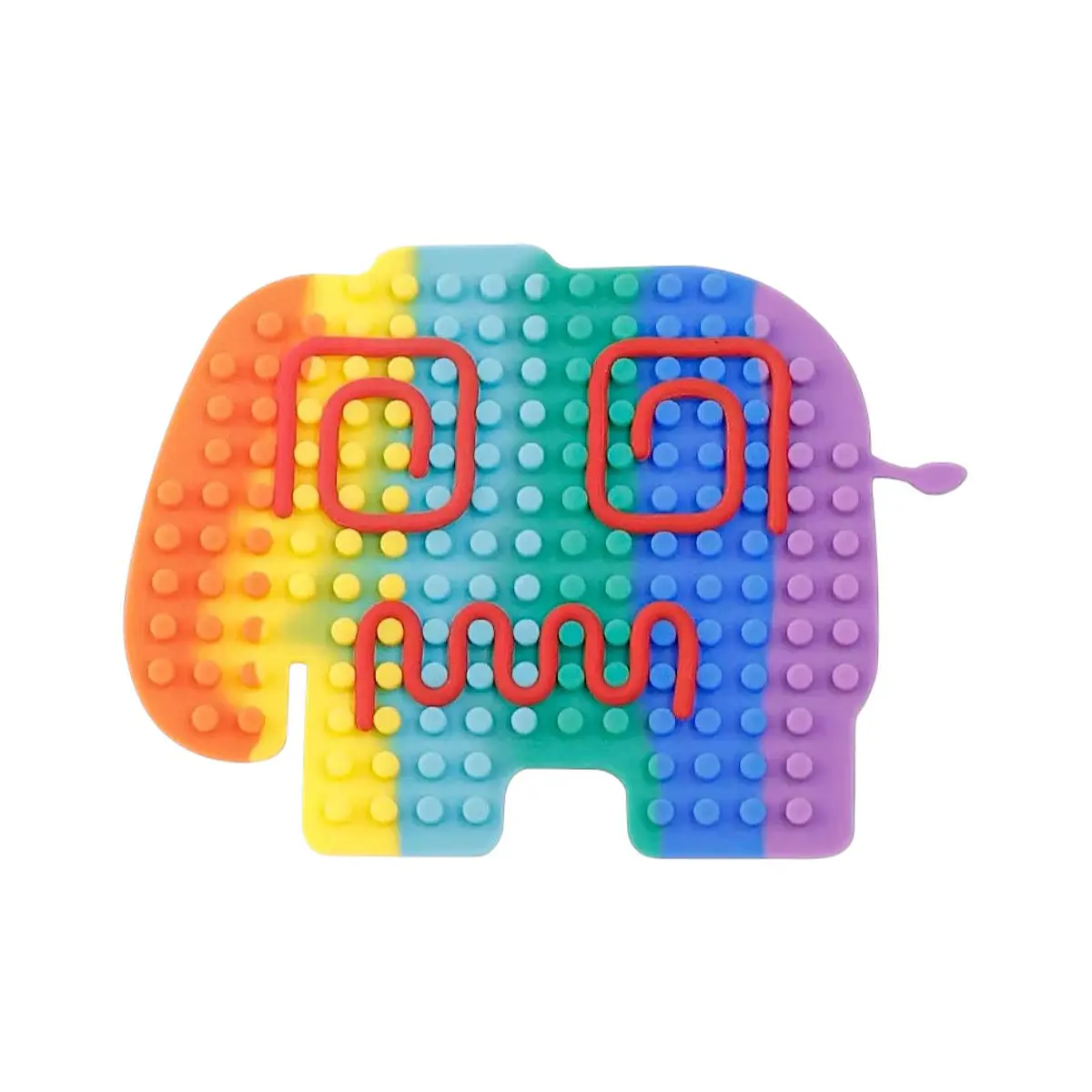 2 Sensory Activity Boards – Tablero Sensorial De Doble Cara Con 24 Cuerdas De Colores, Juguete Anti-Estrés De Silicona Para TDAH Y Autismo