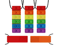 Pack 3 Collares Sensoriales Mordedor Autismo Tdah Modelo Lego