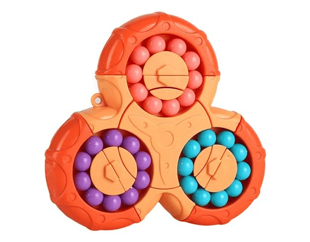 Pack 3 Fidget Spinner Rompecabezas Giratorio Alivio De Estrés Autismo Tdah