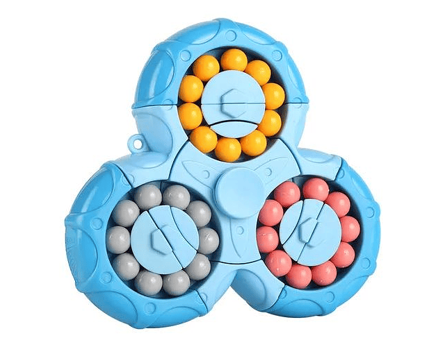Pack 3 Fidget Spinner Rompecabezas Giratorio Alivio De Estrés Autismo Tdah