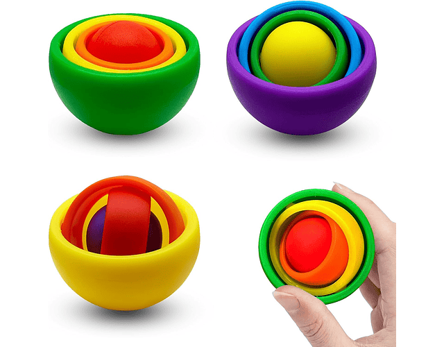 3 Giroscopios Infinito Para Descompresión y Ansiedad TDAH - AUTISMO