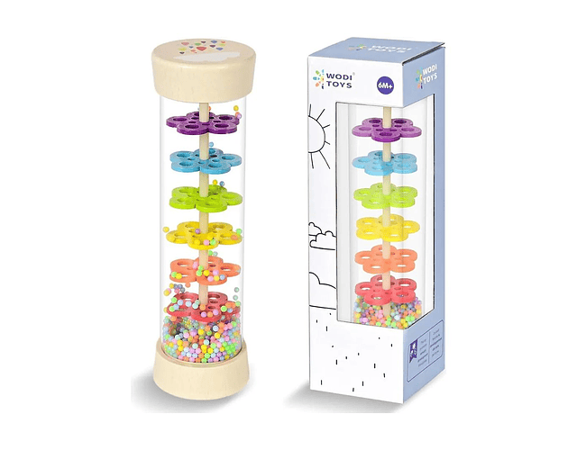 Palo De Lluvia Juguete Sensorial Auditivo Para Fomentar La Calma TEA - TDAH