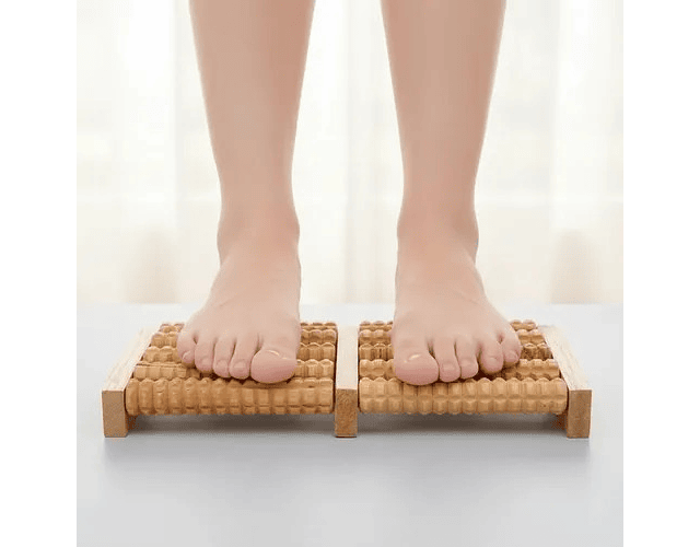 Rodillo Sensorial De Madera Regulación Autismo Tdah Terapéutico