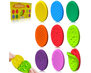 Discos Sensoriales Con Ventosas, Exploración, Calma Tea Tdah