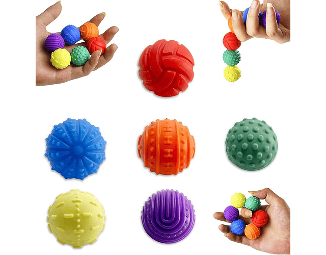 Pelotas Magnéticas Texturizadas Antiestrés Autismo Tdah