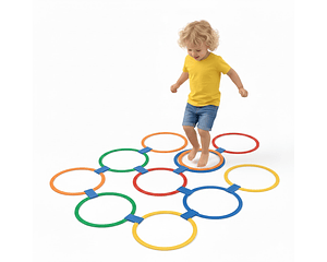 Set 10 Aros De Motricidad Gruesa Y Entrenamiento Tea Tdah Variado
