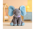 Peluche Interactivo Animado Elefante Con Música Mueve Orejas