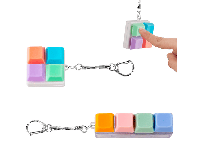 Teclado Sensorial Antiestrés Alivio De Ansiedad Autismo Tdah