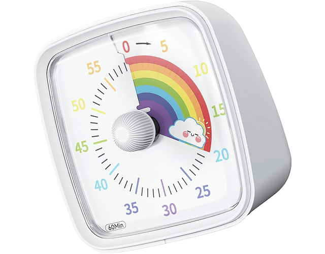 Temporizador Visual 60 Min Gestión De Tiempo Niños Tea -tdah
