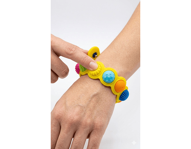 Pulsera Multisensorial De Silicona Fidget Ansiedad Tdah Tea