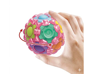 Pelota Sensorial Puzzle 3d Giratoria Para Calma Tdah Tea