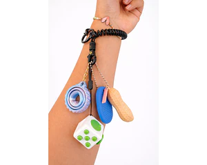 Muñequera Portátil Fidget Regulación Silenciosa Autismo Tda