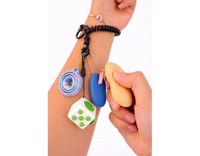 Muñequera Portátil Fidget Regulación Silenciosa Autismo Tda