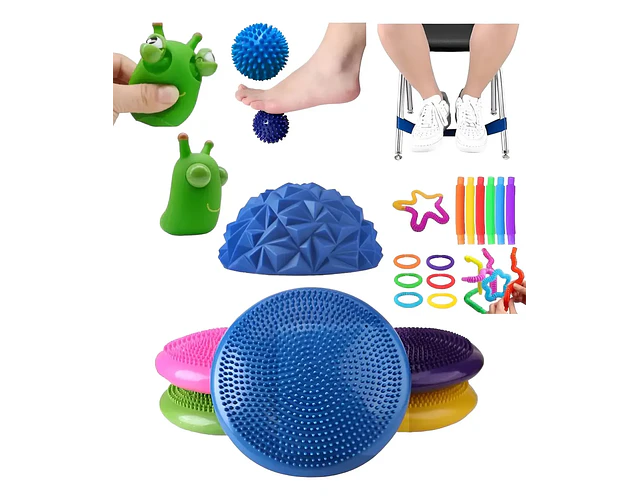 Set Sensorial Antiestrés Para Niños Con Autismo Tea - Tdah