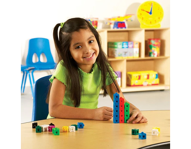 Cubos Multiencaje Unifix 100 Unid Conteo Matemáticas O Formas