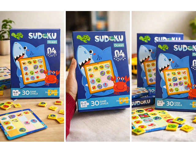 Sudoku Ocean Infantil Juego De Lógica Y Concentración Niños