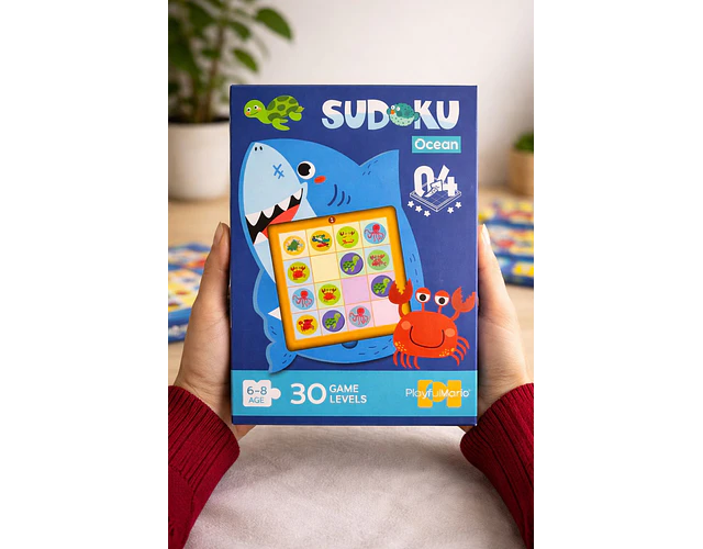 Sudoku Ocean Infantil Juego De Lógica Y Concentración Niños