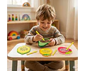 Pizarra Magnética Frutas Sensorial Educativo Para Niños